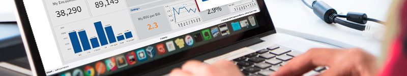 revenue cycle analytics platform laptop