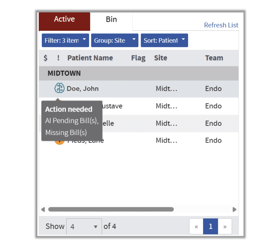 ingenious_med_automated_charge_capture_screenshot_ai ingenious med automated charge capture ai screen shot web