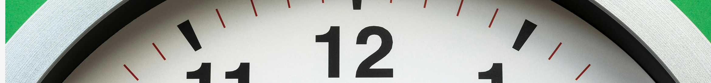 clock with numbers counting down